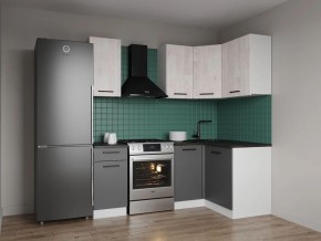 Кухонный гарнитур угловой Санторини 2000*1200 (Стол. 38мм) в Надыме - nadym.ok-mebel.com | фото