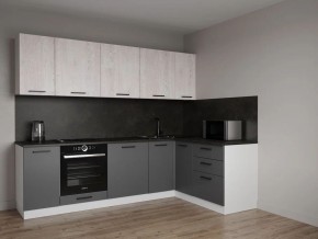 Кухонный гарнитур угловой Санторини 2600*1600 (Стол. 38мм) в Надыме - nadym.ok-mebel.com | фото