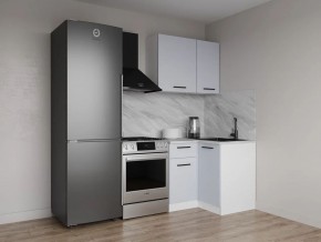 Кухонный гарнитур угловой Смоки 1000*1000 (Стол. 26мм) в Надыме - nadym.ok-mebel.com | фото