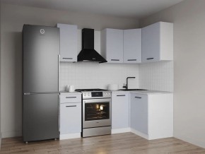 Кухонный гарнитур угловой Смоки 2000*1200 (Стол. 26мм) в Надыме - nadym.ok-mebel.com | фото