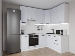 Кухонный гарнитур угловой Смоки 2200*1600 h950 (Стол. 26мм) в Надыме - nadym.ok-mebel.com | фото