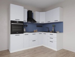 Кухонный гарнитур угловой Смоки 2400*1600 (Стол. 26мм) в Надыме - nadym.ok-mebel.com | фото