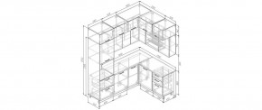 Кухонный гарнитур Умбра 2200*1700 (Стол. 38мм) в Надыме - nadym.ok-mebel.com | фото 2