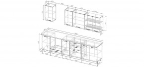 Кухонный гарнитур Виола 2800 (Стол. 38мм) в Надыме - nadym.ok-mebel.com | фото 2