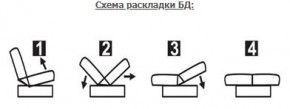 ЛАУРА ЛЮКС Диван Лаура Люкс БД+2подушки в Надыме - nadym.ok-mebel.com | фото 7