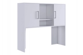 ЛАЙТ 2 Надстройка стола компьютерного (1200) белый в Надыме - nadym.ok-mebel.com | фото