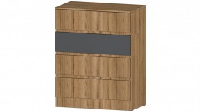 ЛЕНОРА Комод 4 ящика (графит) в Надыме - nadym.ok-mebel.com | фото