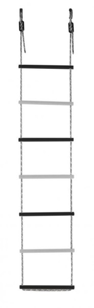 Лестница веревочная 7 перекладин цв.черный, белый D=25  в Надыме - nadym.ok-mebel.com | фото