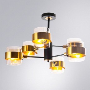 Люстра на штанге Arte Lamp Carlo A8205SP-6BK в Надыме - nadym.ok-mebel.com | фото 2