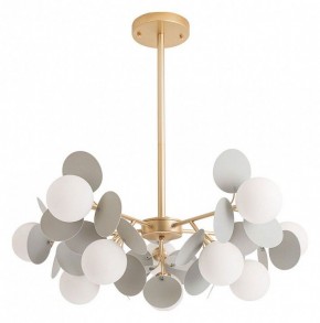 Люстра на штанге Arte Lamp Peacock A1369SP-10GY в Надыме - nadym.ok-mebel.com | фото