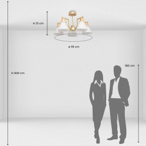 Люстра на штанге De City Дэла 45 635016505 в Надыме - nadym.ok-mebel.com | фото 6
