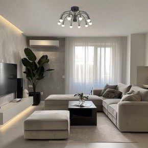 Люстра на штанге Eurosvet Ragno 90035/10 LED черный в Надыме - nadym.ok-mebel.com | фото 5