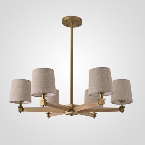 Люстра на штанге Imperiumloft Jorgenson Beige/Light wood STAVRA01 в Надыме - nadym.ok-mebel.com | фото