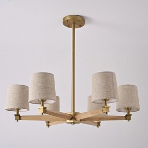 Люстра на штанге Imperiumloft Jorgenson Beige/Light wood STAVRA01 в Надыме - nadym.ok-mebel.com | фото 3