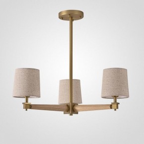 Люстра на штанге Imperiumloft Jorgenson Beige/Light wood STAVRA01 в Надыме - nadym.ok-mebel.com | фото