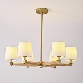Люстра на штанге Imperiumloft Jorgenson White/Light wood STAVRA01 в Надыме - nadym.ok-mebel.com | фото 3