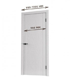 Межкомнатная дверь Bolivar Вяз дымчатый (комплект) 900 в Надыме - nadym.ok-mebel.com | фото