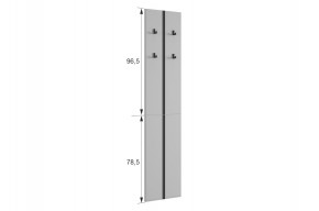 МЕРСИ Прихожая (модульная) графит в Надыме - nadym.ok-mebel.com | фото 3
