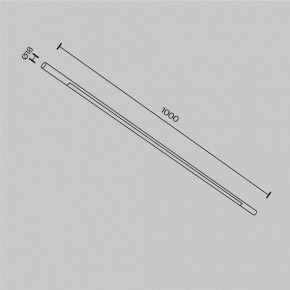 Модульный светильник Maytoni Basis C100CL-L1000-24W3-6K-B в Надыме - nadym.ok-mebel.com | фото 6