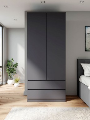 МОРИ МШ 900.2 Шкаф (графит) в Надыме - nadym.ok-mebel.com | фото 3