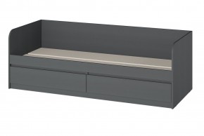 МС "Хилтон" Кровать 0,8 (графит) в Надыме - nadym.ok-mebel.com | фото 3