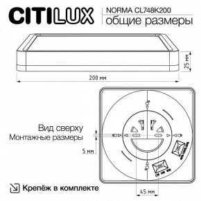Накладной светильник Citilux Norma CL748K200 в Надыме - nadym.ok-mebel.com | фото 11