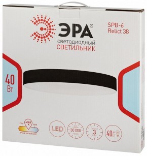 Накладной светильник Эра Relict Relict 38 SPB-6-40 4К BK в Надыме - nadym.ok-mebel.com | фото 6