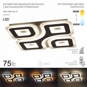 Накладной светильник Эра  SPB-6 GEO 4 RC 75 в Надыме - nadym.ok-mebel.com | фото 2