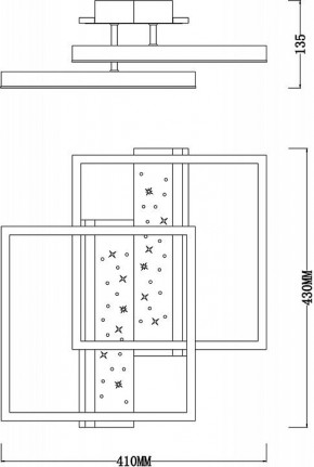 Накладной светильник Escada Stellar 10215/2LED в Надыме - nadym.ok-mebel.com | фото 6