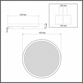 Накладной светильник Sonex Shimmers 7736/60L в Надыме - nadym.ok-mebel.com | фото 8