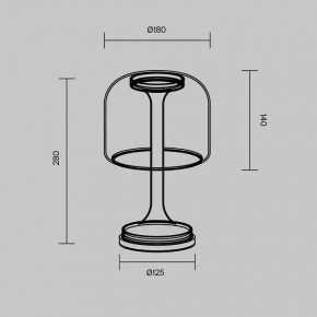 Настольная лампа декоративная Maytoni Spirito MOD286TL-L8G3K в Надыме - nadym.ok-mebel.com | фото 4