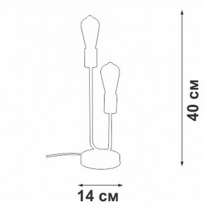 Настольная лампа декоративная Vitaluce V3005 V3005-1/2L в Надыме - nadym.ok-mebel.com | фото 5