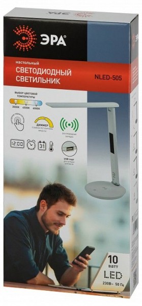 Настольная лампа офисная Эра  NLED-505-10W-W в Надыме - nadym.ok-mebel.com | фото 5