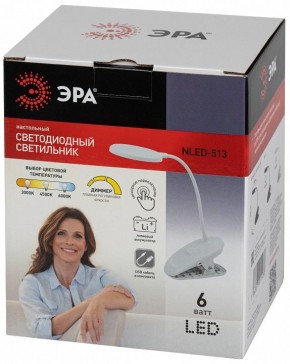Настольная лампа офисная Эра  NLED-513-6W-W в Надыме - nadym.ok-mebel.com | фото 7
