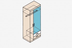 НИКА Н10з Шкаф для одежды в Надыме - nadym.ok-mebel.com | фото 4