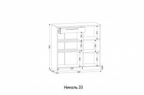 НИКОЛЬ 33 Тумба для обуви в Надыме - nadym.ok-mebel.com | фото 2