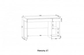НИКОЛЬ 41 Стол письменный в Надыме - nadym.ok-mebel.com | фото 2