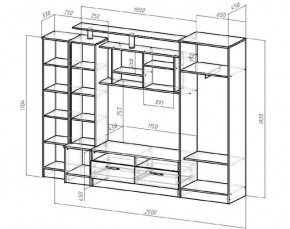 ОСКАР Гостиная (ЯШТ/ЯШС) в Надыме - nadym.ok-mebel.com | фото 2