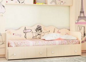 Кровать для детской КР24 Париж в Надыме - nadym.ok-mebel.com | фото 2