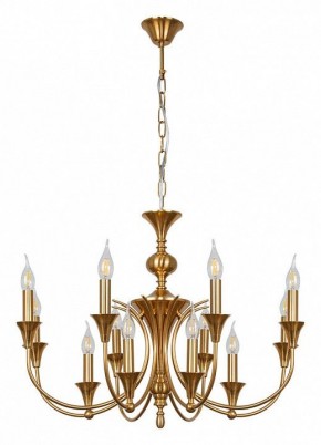 Подвесная люстра Arte Lamp Collinetta A4094LM-12PB в Надыме - nadym.ok-mebel.com | фото 2