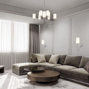 Подвесная люстра Eurosvet Abbey 60164/10 никель Smart в Надыме - nadym.ok-mebel.com | фото 5