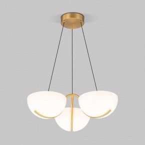 Подвесная люстра Eurosvet Emisfero 50083/3 LED золото в Надыме - nadym.ok-mebel.com | фото 2