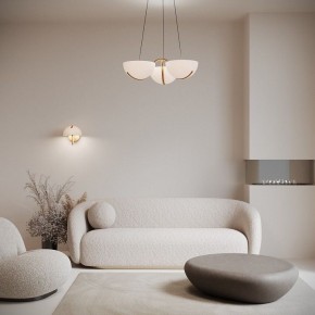 Подвесная люстра Eurosvet Emisfero 50083/3 LED золото в Надыме - nadym.ok-mebel.com | фото 4