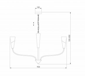 Подвесная люстра Eurosvet Rhyton 60167/8 никель в Надыме - nadym.ok-mebel.com | фото 6