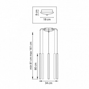 Подвесная люстра Lightstar Tubo L5T747447 в Надыме - nadym.ok-mebel.com | фото