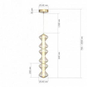 Подвесная люстра ST-Luce SPINE SL6136.213.01 в Надыме - nadym.ok-mebel.com | фото 4