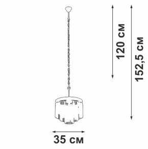 Подвесная люстра Vitaluce V53570 V53570-8/7 в Надыме - nadym.ok-mebel.com | фото 4