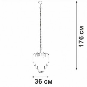Подвесная люстра Vitaluce V58471 V58471-8/5 в Надыме - nadym.ok-mebel.com | фото 5