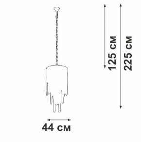 Подвесная люстра Vitaluce V5885 V5885-9/7 в Надыме - nadym.ok-mebel.com | фото 3