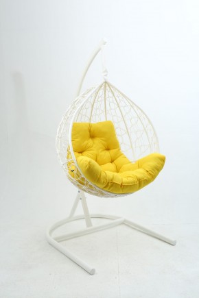 Подвесное кресло Бароло (белый/желтый) в Надыме - nadym.ok-mebel.com | фото